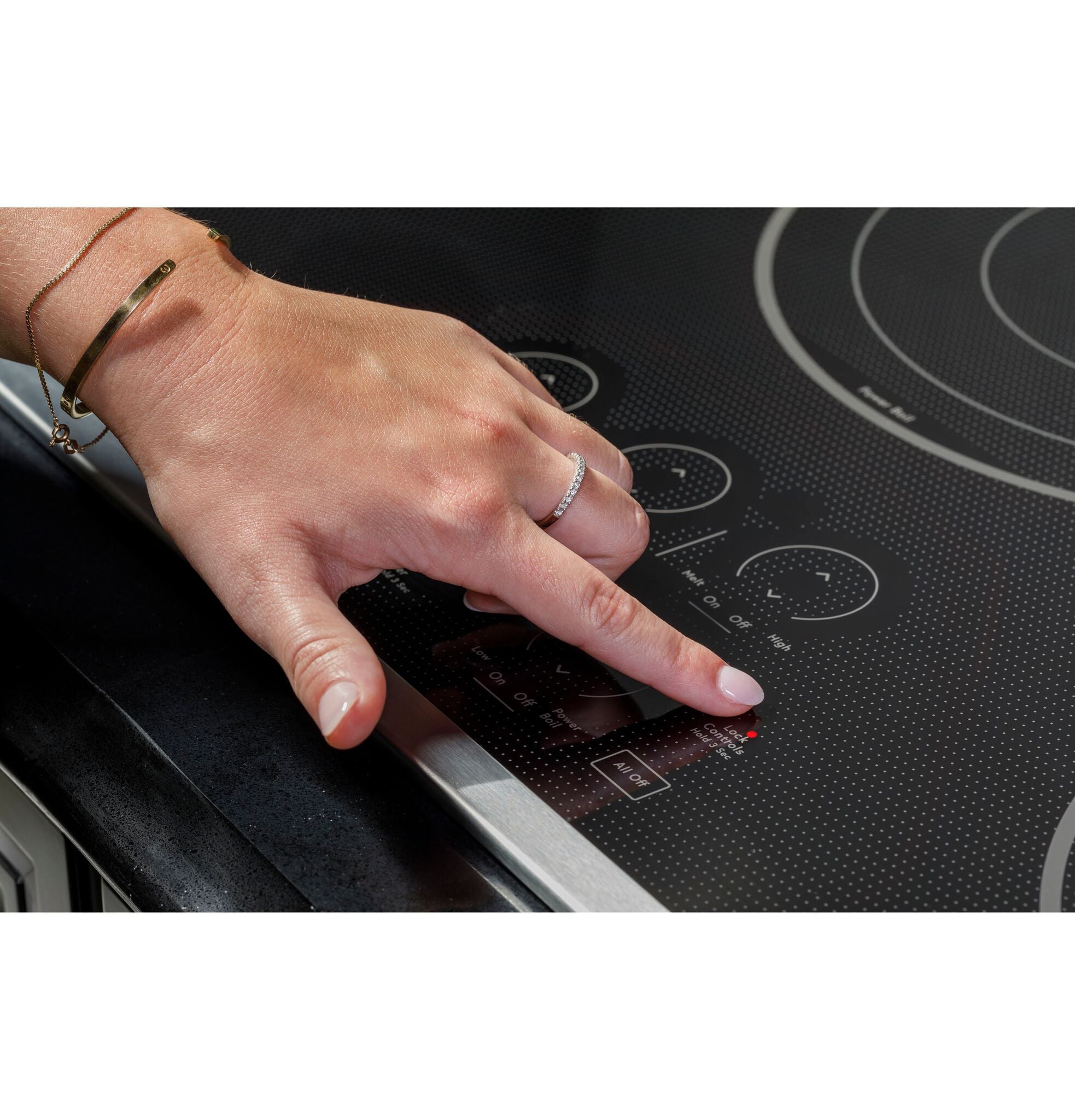Café Black 30" Touch-Control Electric Cooktop - CEP90301TBB