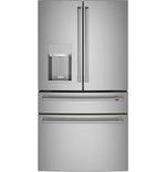Café 35.75" 22.3 Cu. Ft. Stainless Steel Smart Counter-Depth 4-Door French Door Refrigerator - CXE22DP2PS1
