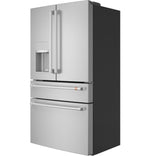 Café 35.75" 22.3 Cu. Ft. Stainless Steel Smart Counter-Depth 4-Door French Door Refrigerator - CXE22DP2PS1