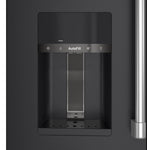 Café Matte Black Smart Counter-Depth 4-Door French-Door Refrigerator (22.3 Cu.Ft.) - CXE22DP3PD1