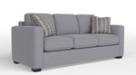 Caleb Queen Sofa Bed with Innerspring Mattress - Safari Light Grey