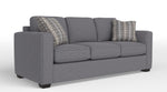 Caleb Queen Sofa Bed with Innerspring Mattress - Safari Grey