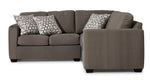 Caleb 2-Piece Sectional with Left-Facing Loveseat - Arlo Brown