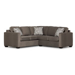 Caleb 2-Piece Sectional with Right-Facing Loveseat - Arlo Brown