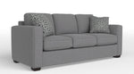 Caleb Queen Sofa Bed with Innerspring Mattress - Sutton Charcoal