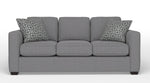 Caleb Queen Sofa Bed with Innerspring Mattress - Sutton Charcoal