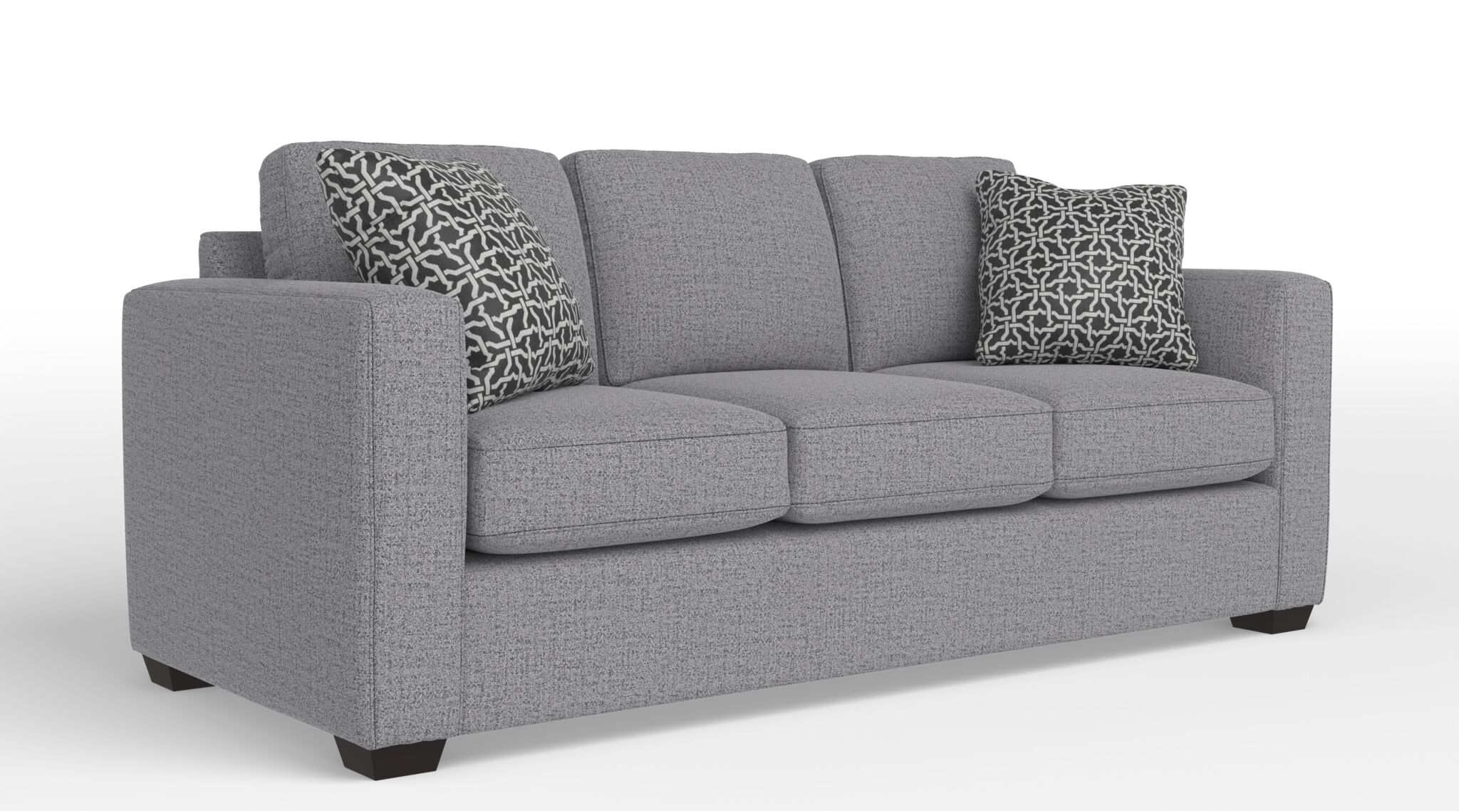 Caleb Queen Sofa Bed with Innerspring Mattress - Sutton Grey
