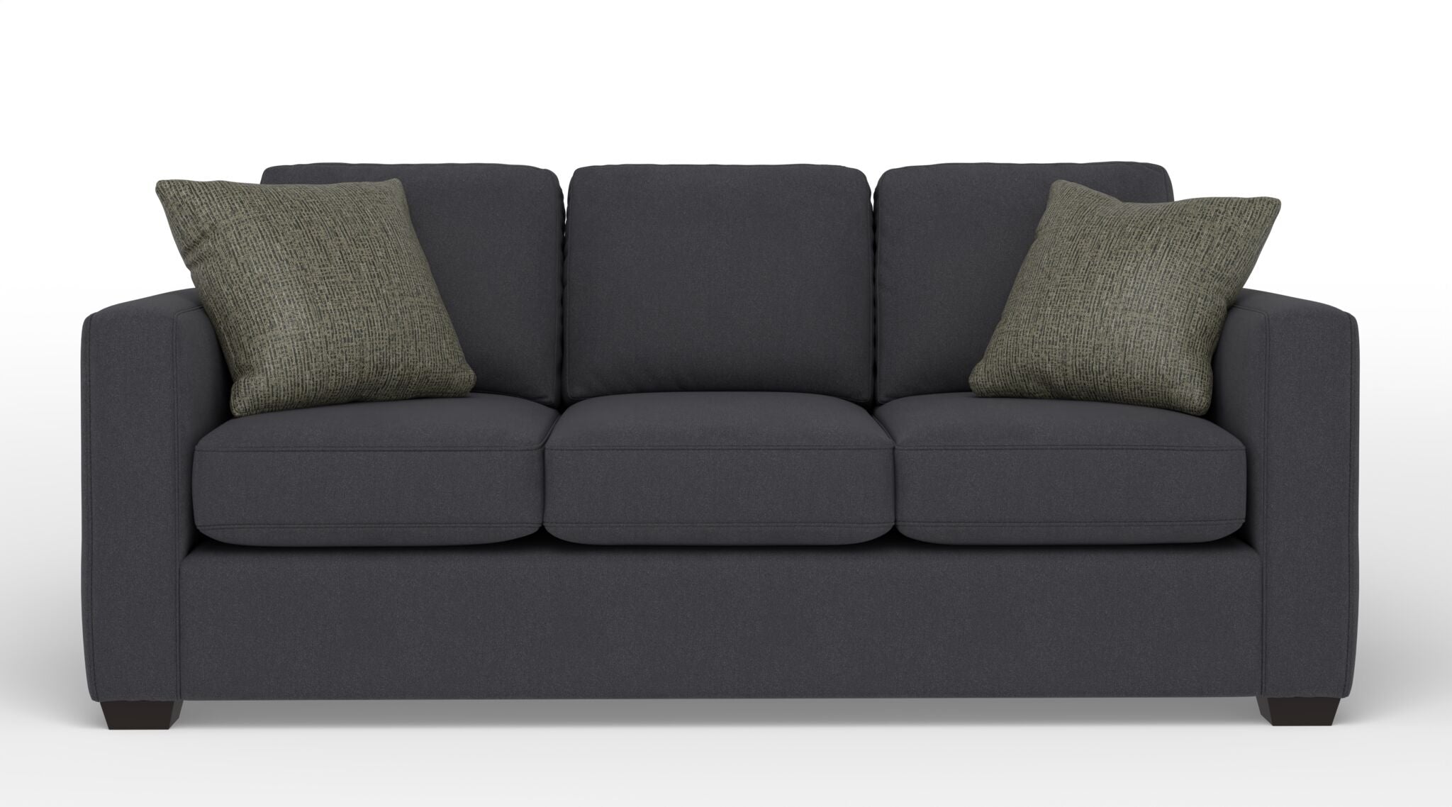 Caleb Queen Sofa Bed with Innerspring Mattress - Cabana Dark Grey