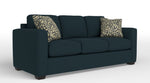 Caleb Queen Sofa Bed with Innerspring Mattress - Dexter Dark Blue