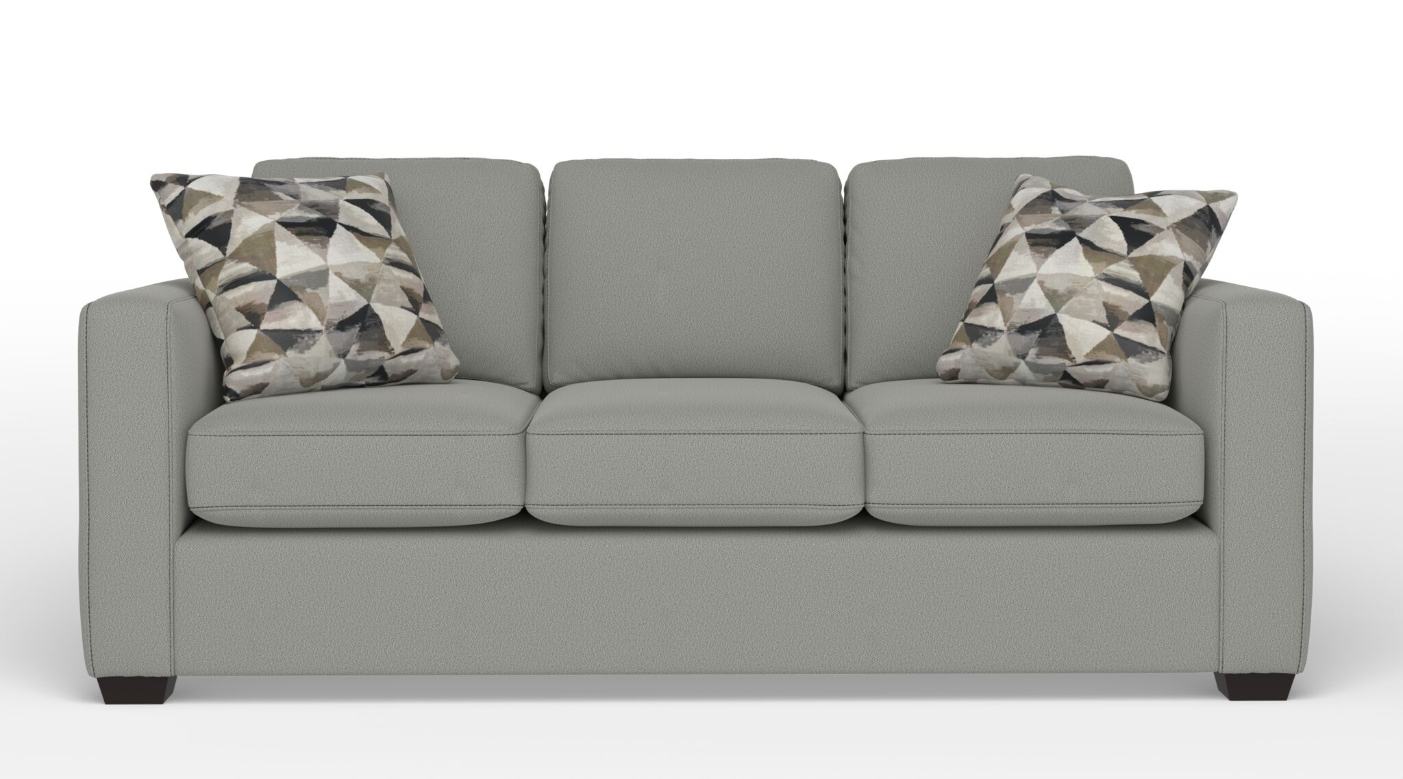 Caleb Queen Sofa Bed with Innerspring Mattress - Jacob Light Grey