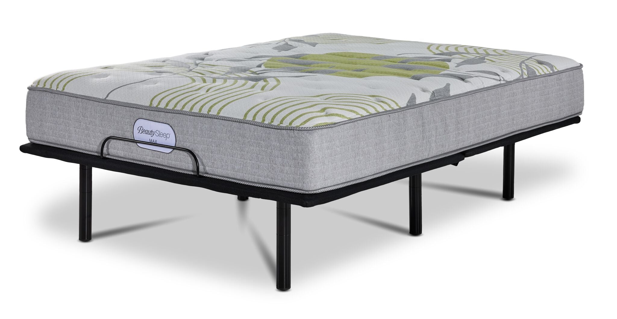 BeautySleep Max Calm Tight Top Firm King Mattress and L2 Motion Adjustable Base