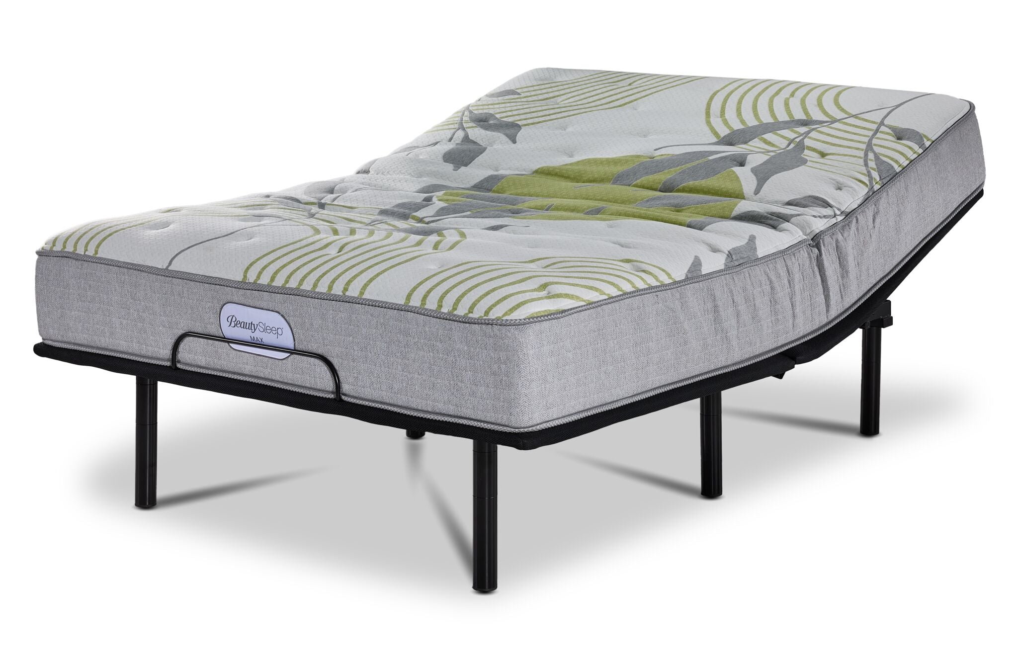 BeautySleep Max Calm Tight Top Firm King Mattress and L2 Motion Adjustable Base