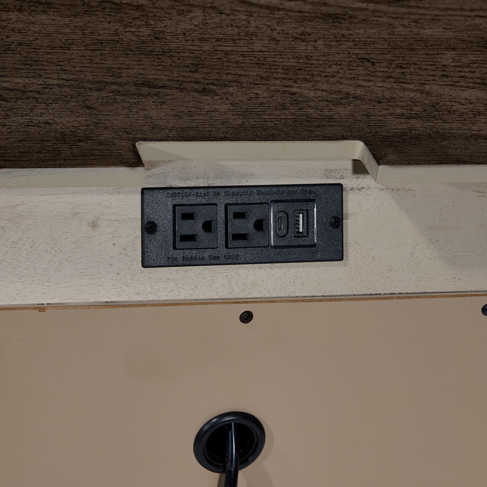 Camelot Night Stand - Coffee Bean