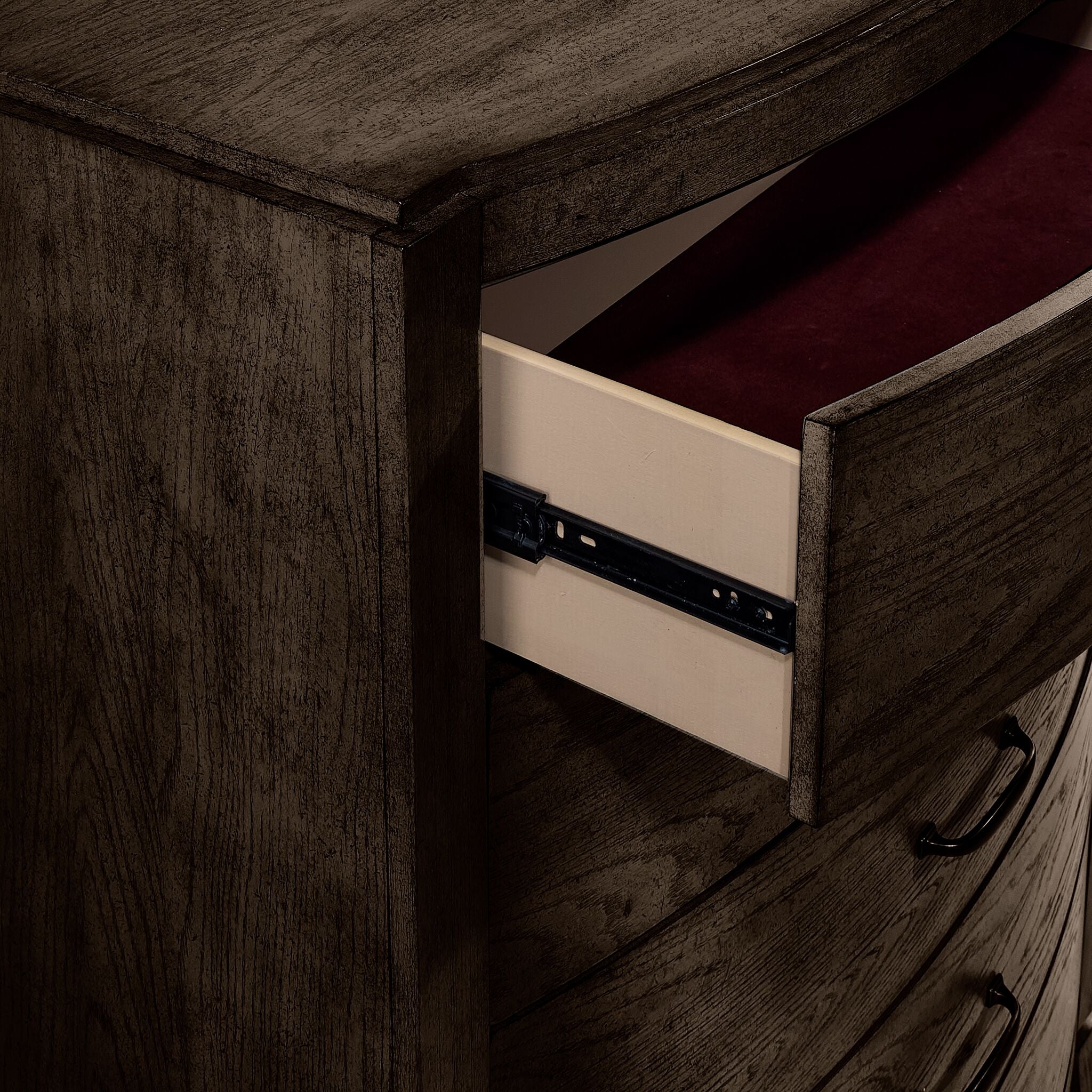Camelot 5-Drawer Chest - Coffee Bean