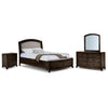 Camelot Chambre à coucher avec rangement 6 mcx très grand - grain de café