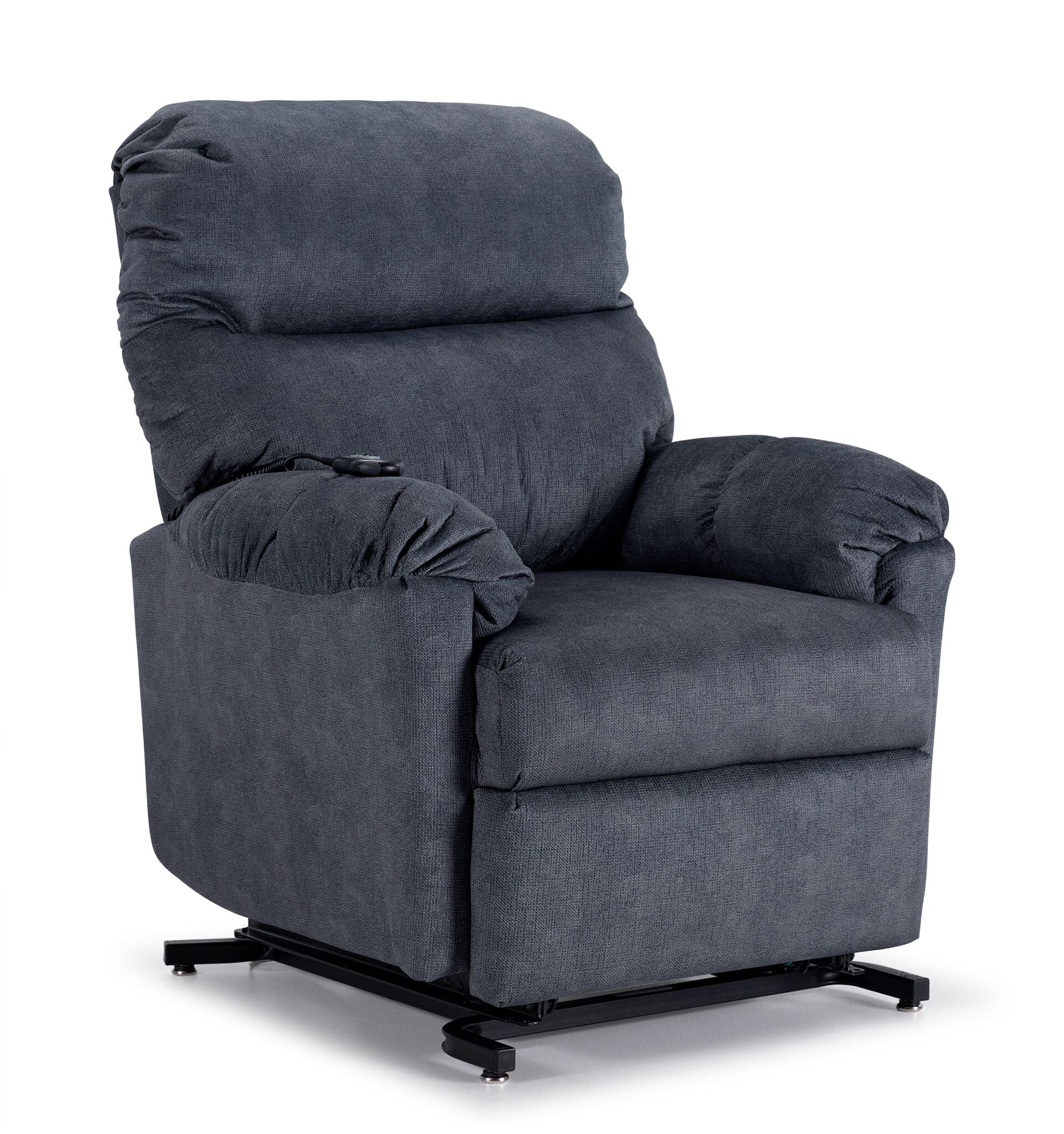 Cameron Power Lift Recliner - Slate Blue