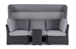 Caprie Outdoor Day Bed - Black, Grey