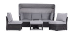 Caprie Outdoor Day Bed - Black, Grey