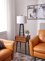 Carlino Leather Chair - Honey Yellow