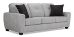 Carolina Sofa and Loveseat Set - Light Grey