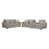 Carolina Ens. Sofa, causeuse et fauteuil - brun