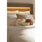 Fresh Perspective Stripe Decorative Cushion -Beige