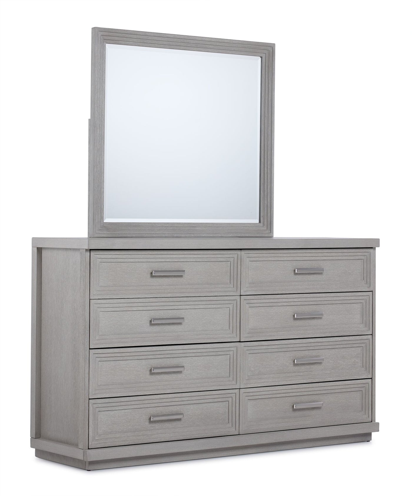 Cascade 8 Drawer Dresser - Dovetail Grey