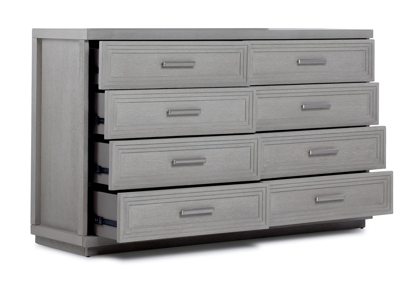 Cascade 8 Drawer Dresser - Dovetail Grey