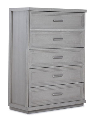 Regard novateur Cascade Commode 5 tiroirs - gris tourterelle