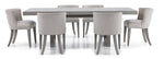 Fresh Perspective Cascade 7-Piece Extendable Dining Set -Dovetail Grey