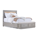 Cascade 6-Piece Queen Storage Bench Bedroom Package - Dovetail Grey