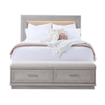 Cascade 3-Piece Queen Storage Bench Bed - Dovetail Grey