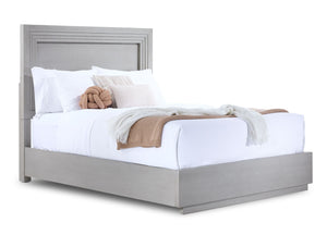 Regard novateur Cascade Lit grand à panneau 3 mcx – gris tourterelle