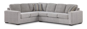 Celeste Sectionnel 2 mcx avec sofa côté droit - gris