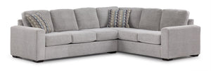 Celeste Sectionnel 2 mcx avec sofa côté gauche - gris