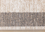 Earthly Essence 6'7" x 9'10" Distressed Border Area Rug - Taupe