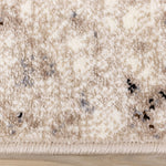 Natural Granite 6'7" x 9'10" Etched Stone Plush Area Rug - Beige