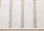 Beachwood Stripes 6'7" x 9'10" Striped Area Rug - Cream