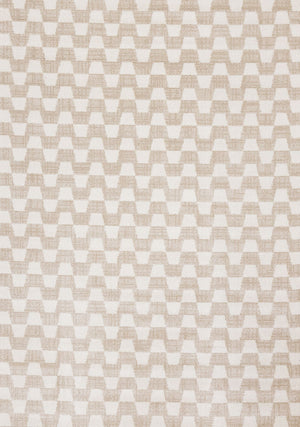 Gentle Wave Tapis (6,7 pi X 9,6 pi) ligne ondulée – beige, crème