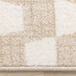 Gentle Wave 6'7"" x 9'10" Wavy Line Area Rug - Beige, Cream