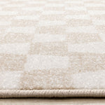 Gentle Wave 5'3" x 7'7" Wavy Line Area Rug - Beige, Cream