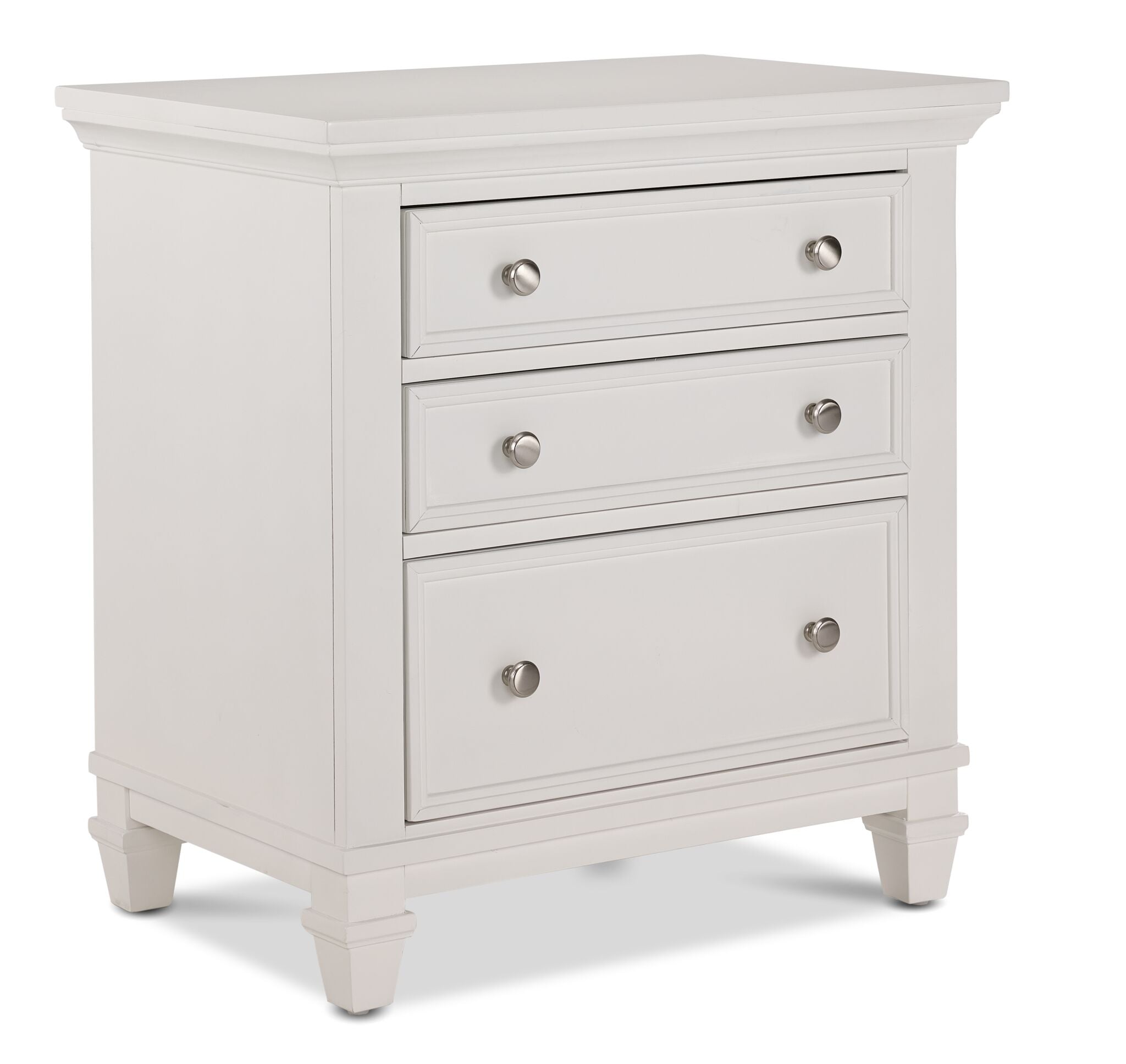 Charleston 6 - Piece King Storage Bedroom Package - Dove White