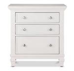 Charleston Night Table - Dove White