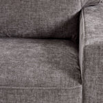 Charlotte 4-Piece Sectional with Left-Facing Chaise - Pewter