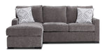 Charlotte 2-Piece Sectional with Left-Facing Chaise - Pewter