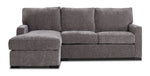 Charlotte 2-Piece Sectional with Left-Facing Chaise - Pewter