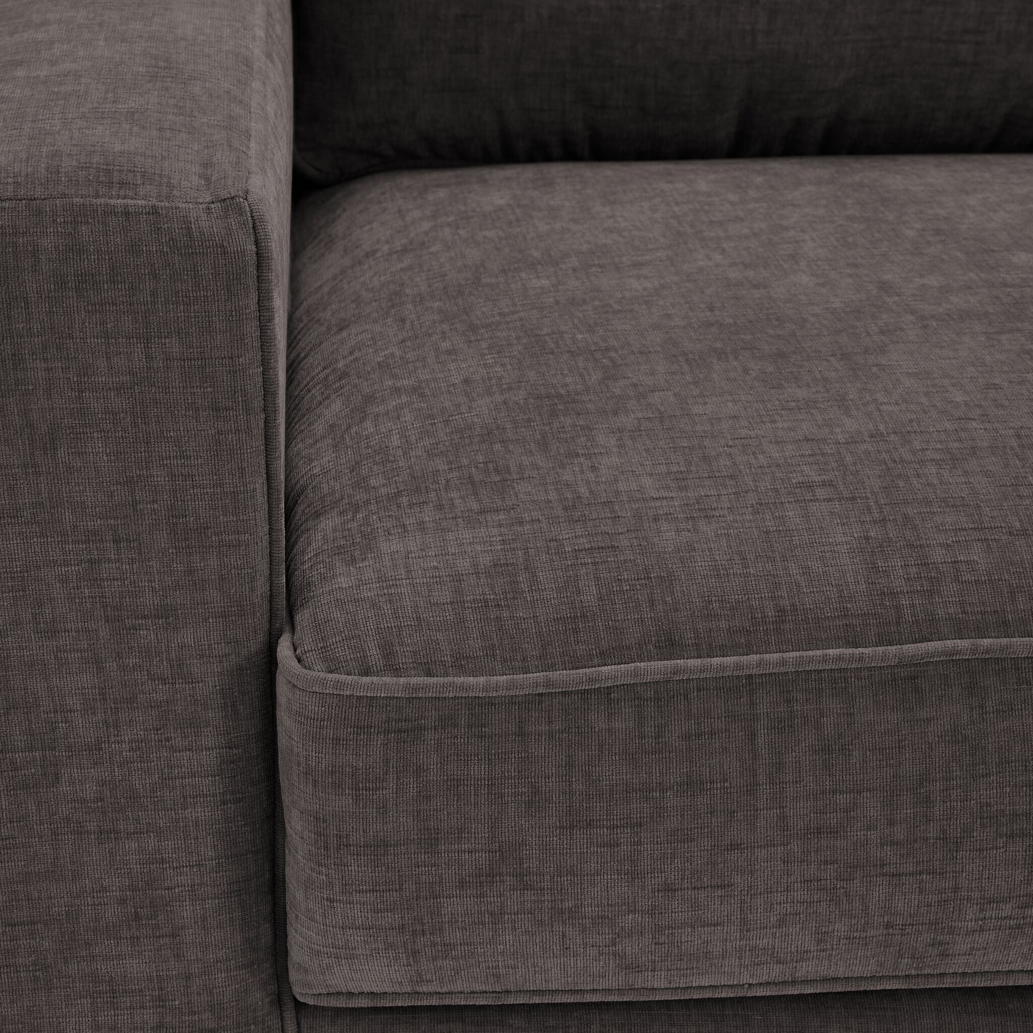 Charlotte Sofa and Loveseat Set - Pewter