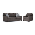 Charlotte Sofa and Chair Set - Pewter