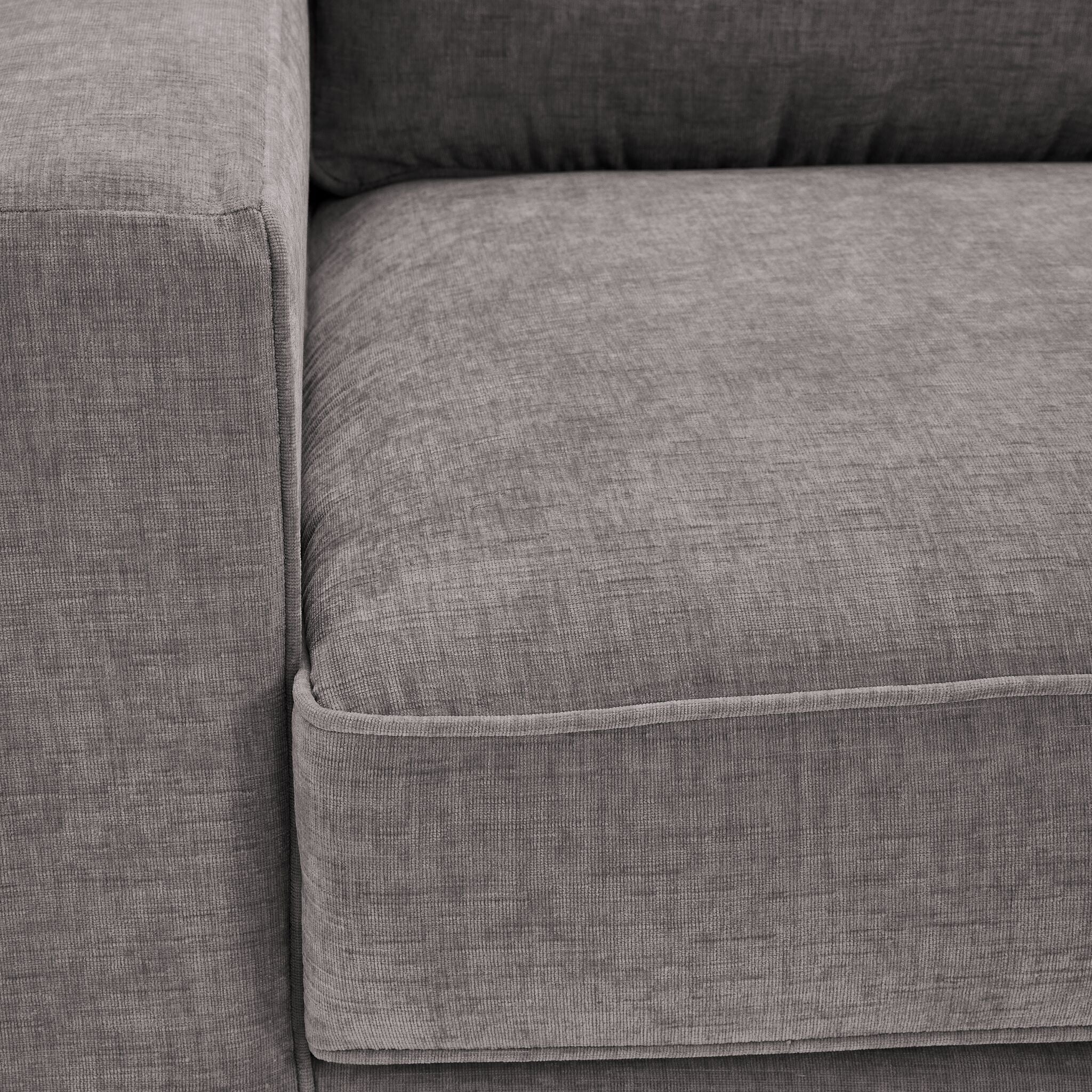 Charlotte Sofa and Loveseat Set - Smoke