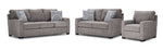 Charlotte Sofa, Loveseat and Chair Set - Smoke